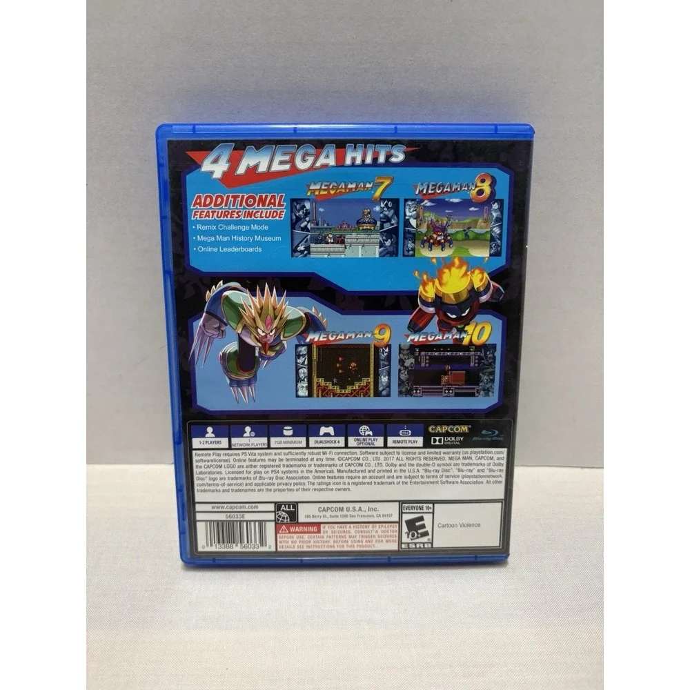Mega Man Legacy Collection 2 (Sony PlayStation 4, 2017) CIB Tested